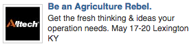 LinkedIn ad example for marketing to farmers