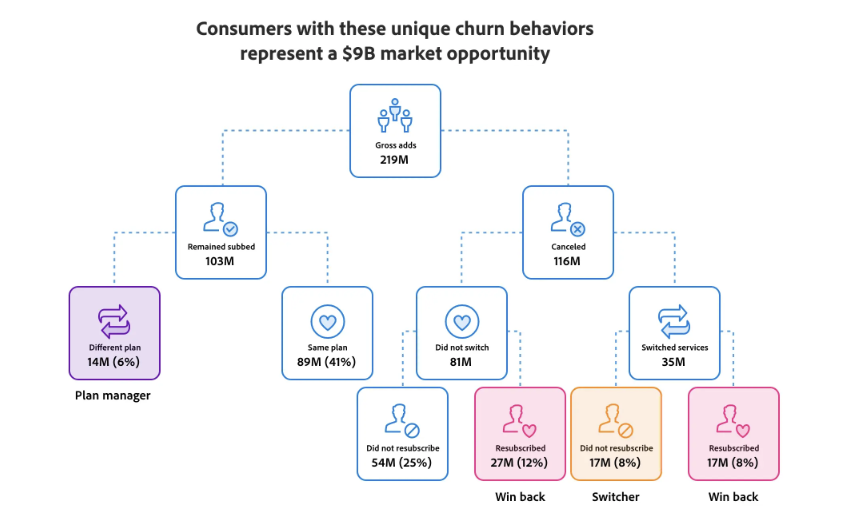 streaming blog-unique churn behaviors