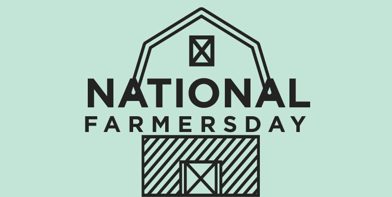 Saying thanks on National Farmers Day